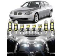 BMT xms Kit de Luces LED Interior para BMW 5 Series E60 E61 Sedan Wagon Touring 2004-2010, Bombilla LED Interior para Coches y Camiones, Blanco Brillante 6000K, 21 Piezas