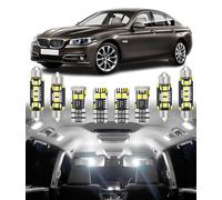 BMT xms Kit de Luces LED Interior para BMW 5 Series F10 F11 Sedan Wagon Touring 2010-2016, Bombilla LED Interior para Coches y Camiones, Blanco Brillante 6000K, 21 Piezas