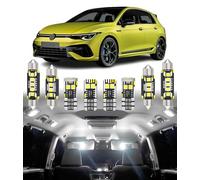 BMT xms Kit de Luces LED Interior para Volkswagen VW GOLF GTI 6 7 MK6 MK7 2008-2018, Bombilla LED Interior para Coches y Camiones, Blanco Brillante 6000K, 11 Piezas