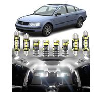 BMT xms Kit de Luces LED Interior para Volkswagen VW Passat B5 B5.5 1997-2005, Bombilla LED Interior para Coches y Camiones, Blanco Brillante 6000K, 15 Piezas