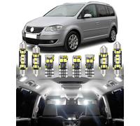 BMT xms Kit de Luces LED Interior para Volkswagen VW Touran 1T1 1T2 2003-2010, Bombilla LED Interior para Coches y Camiones, Blanco Brillante 6000K, 14 Piezas