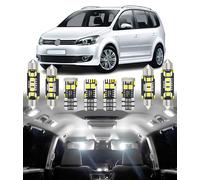 BMT xms Kit de Luces LED Interior para Volkswagen VW Touran 1T3 2011-2015, Bombilla LED Interior para Coches y Camiones, Blanco Brillante 6000K, 15 Piezas