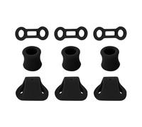 Bmucp Anillos de silicona de posicionamiento para escalada, equipo de seguridad resistente, kit de tope de fijación de cuerda de aparejo para rescate, rappel al aire libre, escalada, cueva