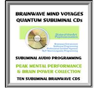 BMV Quantum Subliminal 10 CD Set- Peak Mental Performance & Brain Power CD Collection Using Brainwave Entrainment Technology & NLP Subliminal Programming (10 CDs: Photographic Memory Enhancement, Accelerated Learning Genius, Improve Concentration & Focus Skills, Creativity, Speed Reading, Mental Clarity, Brain Power, Logic & Logical Thinking Aid, Intelligence, Brainstorming)