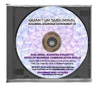 BMV Quantum Subliminal CD Business Etiquette: Develop Business Communication Skills (Ultrasonic Subliminal Series)