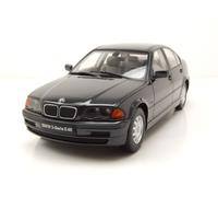 KK Scale KKDC181433-3ER E46 Limousine Black Metallic 1999 - Escala 1/18 - Coche en Miniatura