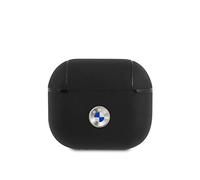 BMW BMA3SSLBK - Funda para AirPods 3 (Piel auténtica), Color Negro