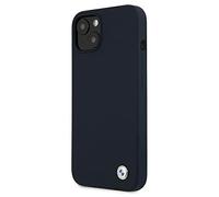 BMW BMHCP13SSILNA - Carcasa para iPhone 13 Mini de 5,4", Silicona, Color Azul Marino
