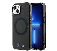 Funda BMW iPhone 14, Gris - Pattern MagSafe