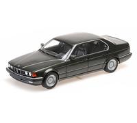 BMW e32 730i 1986 verde metallic modelo de coche 100023004 Minichamps 1:18