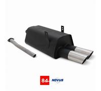 BMW E36 320i/323i Silenciador Deportivo 2x76mm MS-DISEÑO 6 CILINDROS