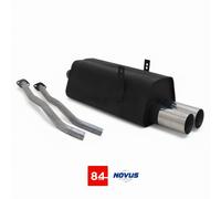 BMW E36 325i Silenciador Deportivo 2x76mm Diseño RL 6 Cilindros