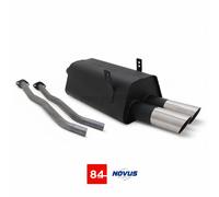 BMW E36 325i Silenciador Deportivo 2x76mm MS-DESIGN 6 CILINDROS