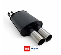 BMW E39 Silenciador Deportivo Sport 2x76mm MS-Design Novus NV137