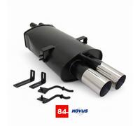 BMW E46 320i 325i 330i Doppelflutig Deportivo Silenciador 2x76mm RL-Design