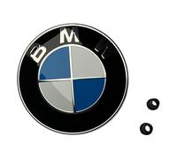 BMW Emblema con 2 arandelas para todos los modelos y para maletero de E32 y E38 serie 7 de 86-01, E34 serie 5 de 88-95, E36 serie 3 de 90-99