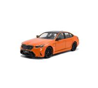 BMW G90 M5 Sedán 2024 Naranja Fuego Modelo de Coche 1:43 Solido