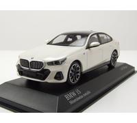 BMW I5 2023 Blanco Metalizado Coche Modelo 1:43 Minichamps Die-Cast