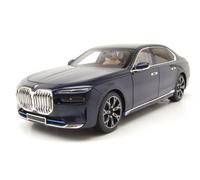 BMW I7 2022 Azul Metálico Coche De Modelo 1:18 Minichamps