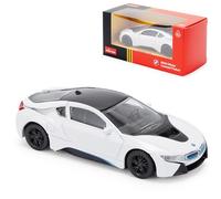 CMJ BMW i8 1:43 modelo de coche fundido a presión - Blanco | Modelo detallado de coleccionista | Producto oficial