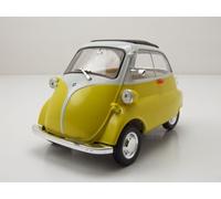 BMW Isetta Amarillo Blanco Modelo De Coche 1:18 Welly