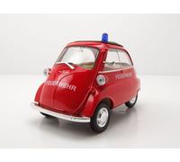 BMW Isetta Bomberos Rojo Modelo De Coche 1:18 Welly