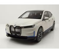 BMW iX 2022 Blanco Metalizado Coche De Modelo 1:18 Minichamps