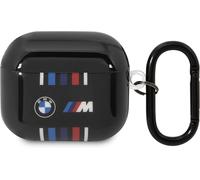 BMW M Colección Piano Negro Funda Rígida Recipientes para Airpods 3 Wifi Carga