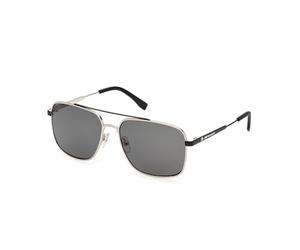 BMW M Motorsport BS0044 Gafas De Sol Hombre, Gafas De Sol Casual Ligeras En Metal, Forma Lente Rettangolare, Lentes Verdes, Antracita Opaco