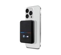 BMW M Powerbank 3000mAh, Negro - Inductivo + Cable, Para MagSafe