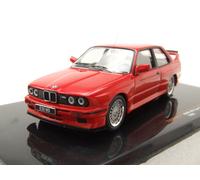 MODELO DE COCHE ESTÁTICO IXO MODELO BMW M3 1990 ROJO MODELISMO ESCALA 1:43