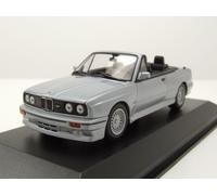 BMW M3 E30 Cabrio 1988 Plata Coche a Escala 1:43 Maxichamps