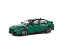 BMW M3 G80 Limusina 2023 Verde Metalizado Modelo de Coche 1:43 Solido