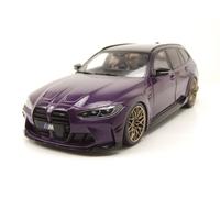 BMW M3 G81 Touring Kombi Performance 2024 Color Lila Modelo de Coche 1:18 Solido