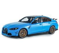 2024 BMW M3 con Piezas de Rendimiento Azul Playa Daytona 1:18 Solido S1814303