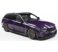2024 BMW M3 Touring con Piezas de Rendimiento Morado Perlado Metalizado 1:18 Sol