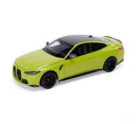 BMW M4 G82 1:18 Sao Paolo - Modelo de coche en miniatura (incluye ficha de compra), color amarillo