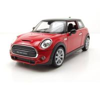 New Mini Cooper Hatch 2014 Rojo W/ Black Roof 1: 24 Modelo 4058R Welly