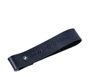 BMW Motorrad Llavero de Cuero Azul Marino con Logo, Accesorio Original para Motocicleta