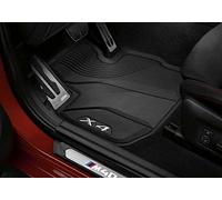 BMW Original X4 Alfombrillas para Todas Las Condiciones climáticas, Alfombrillas traseras G02 Goma