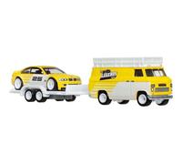 BMW VAN WITH TRAILER + 3-SERIES M3 (E36) 1992 YELLOW WHITE