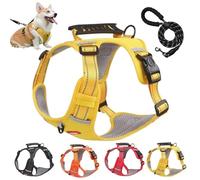 BMWJYLPM Chewie Cozy Harness, Chewie no Pull Dog Harness, Adjustable Dog Vest with Reflective, Ultimate Comfort for Your Pup(Yellow,S)