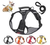 BMWJYLPM Chewie Cozy Harness, Chewie no Pull Dog Harness, Adjustable Dog Vest with Reflective, Ultimate Comfort for Your Pup(Black,S)