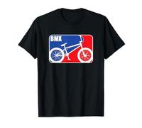 BMX Bicicleta Motivo Silueta Camiseta