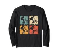 BMX Bike Biker Graphic para niños y jóvenes Bicicleta Vintage Manga Larga