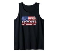 BMX Bike ciclista BMX Bicicleta Freestyle Bandera de USA BMX Camiseta sin Mangas