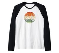 BMX Bike ciclista BMX Bicicleta Retro ciclismo Freestyle BMX Camiseta Manga Raglan