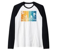 BMX Bike Ciclista Freestyle BMX Bicicleta BMX-rampa BMX Camiseta Manga Raglan