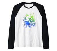 BMX Niño Chico Camiseta Manga Raglan