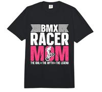 BMX Racer Mom The Idol The Myth The Bike Racing BMX Racer Comfort Colors Adult Heavyweight T-Shirt